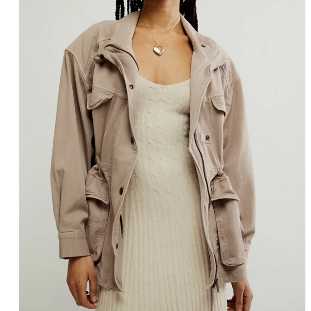 Free People Arya Utility Jacket in Cashmere. New with tag. True to size. - Picture 3 of 15